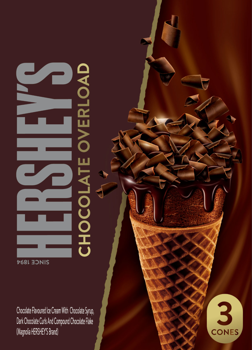 Hershey's 特濃巧克力蛋捲筒 雪糕 冰品